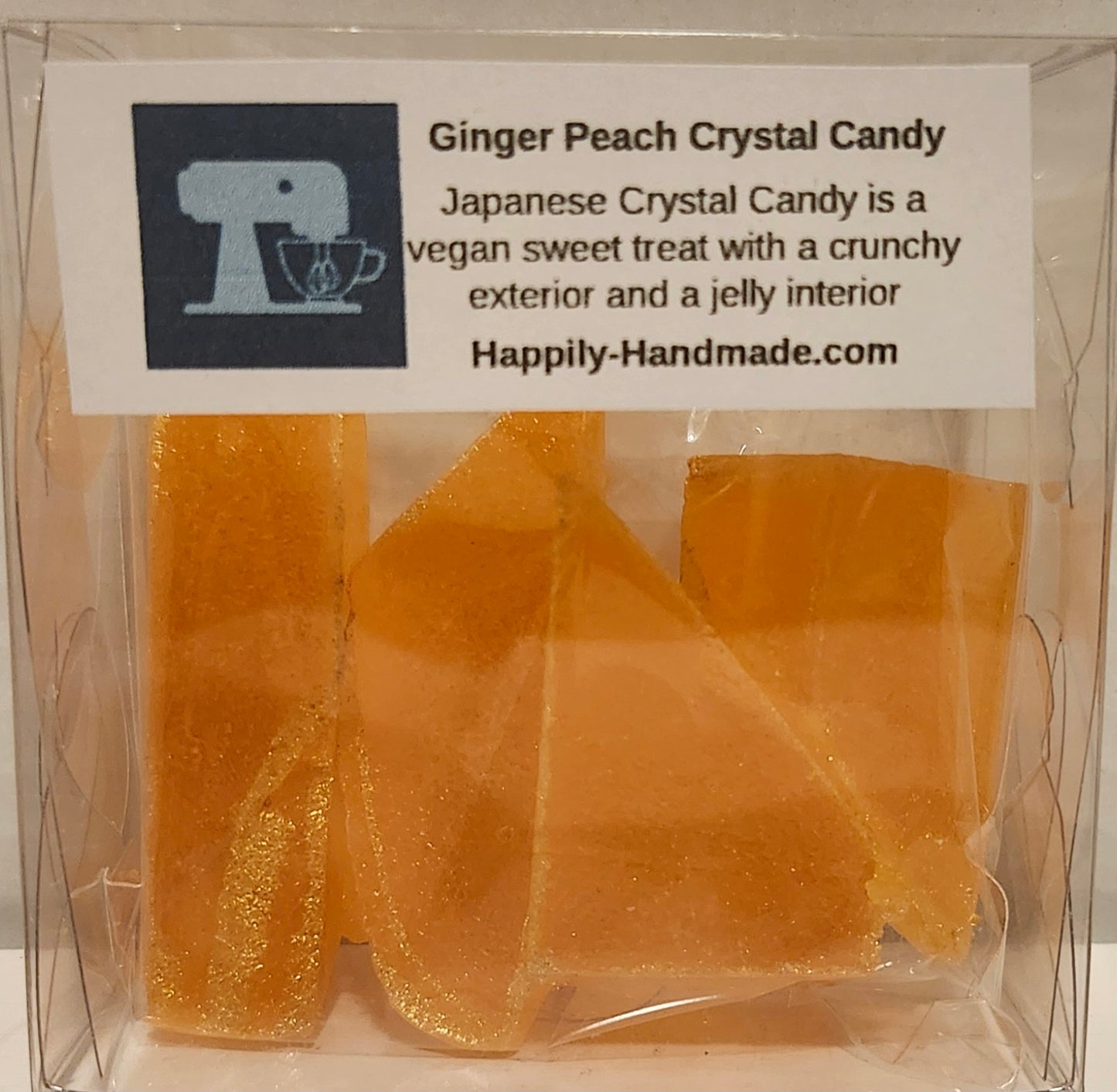 Ginger Peach Crystal Candy