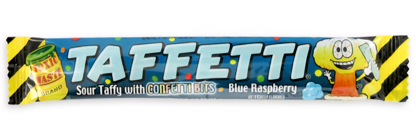 Toxic Waste Taffetti Blue Raspberry