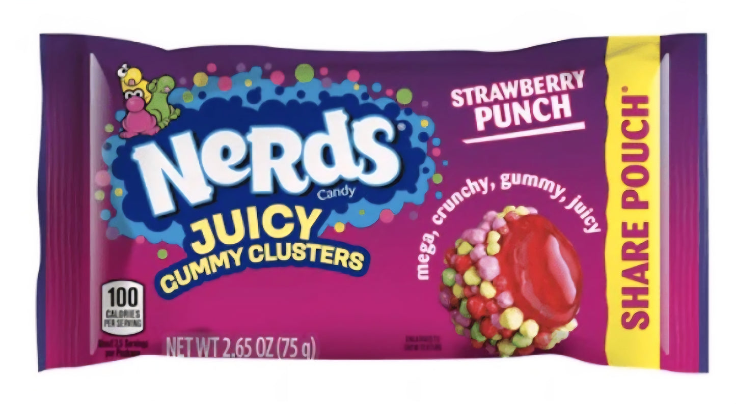 Nerds Juicy Gummy Clusters Share Pouch