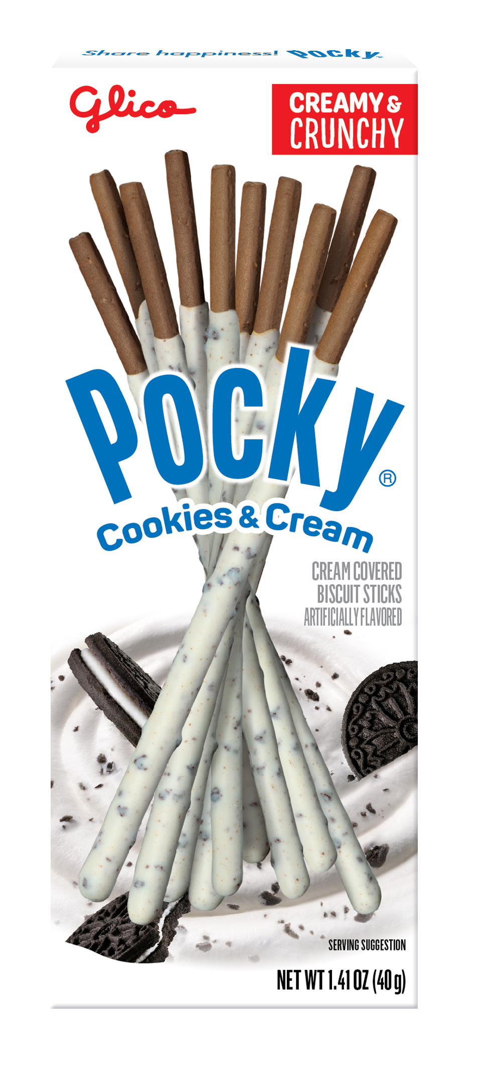 Pocky Cookies and Cream