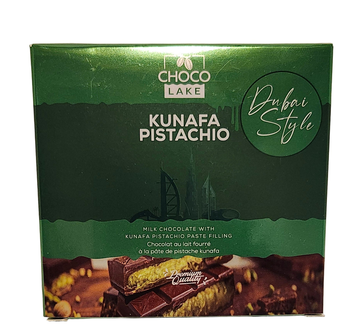 Choco Lake Kunafa Pistachio Dubai Style