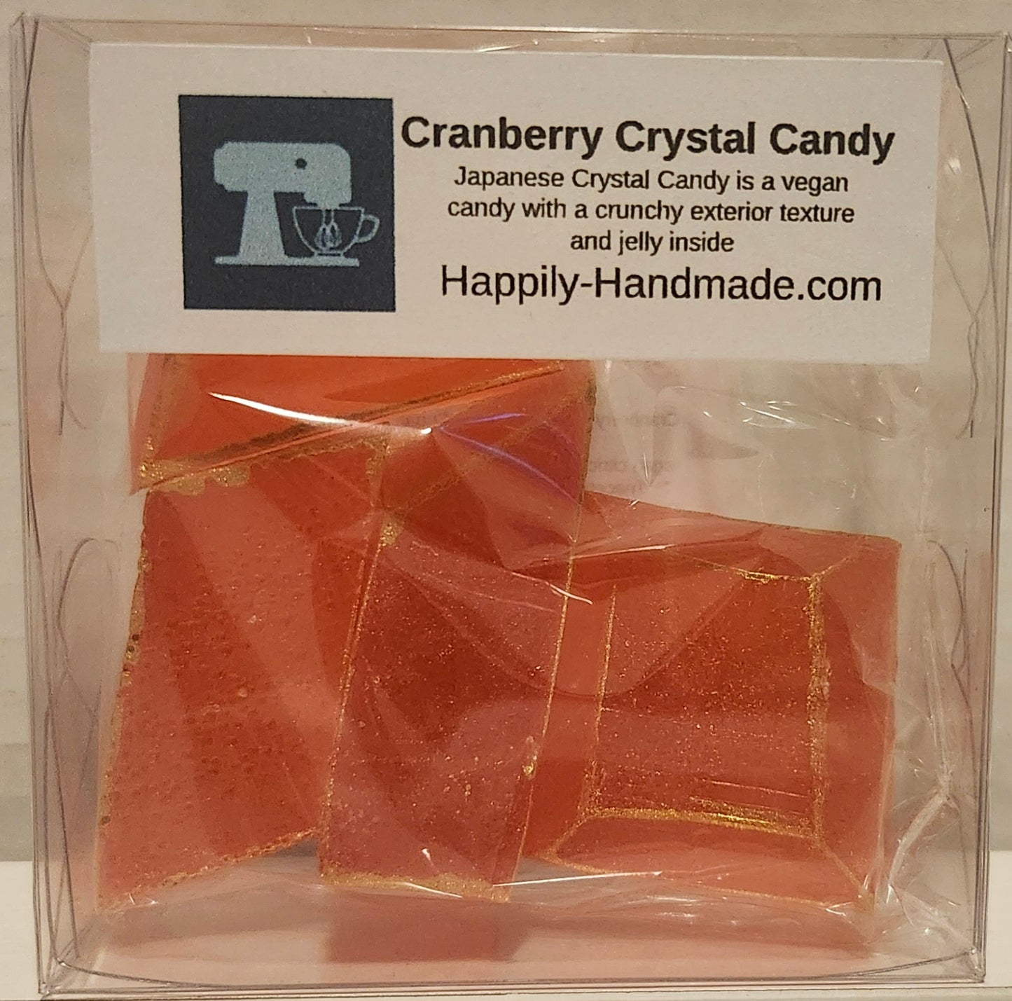 Cranberry Crystal Candy