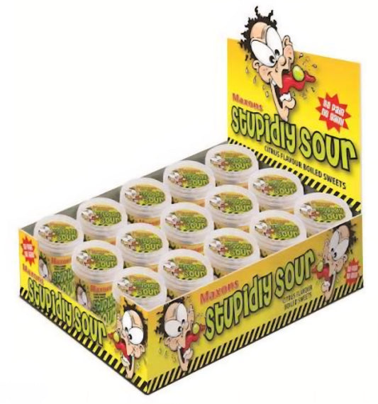 Maxons Stupidly Sour Citrus Mix Boiled Sweets British