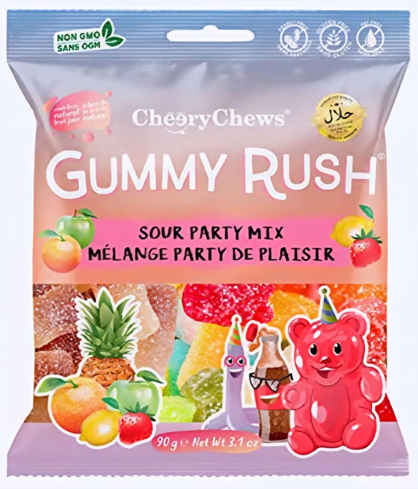 Cheery Chews Gummy Rush Sour Party Mix Candies