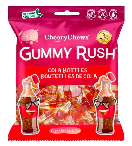 Cheery Chews Gummy Rush Cola Bottles
