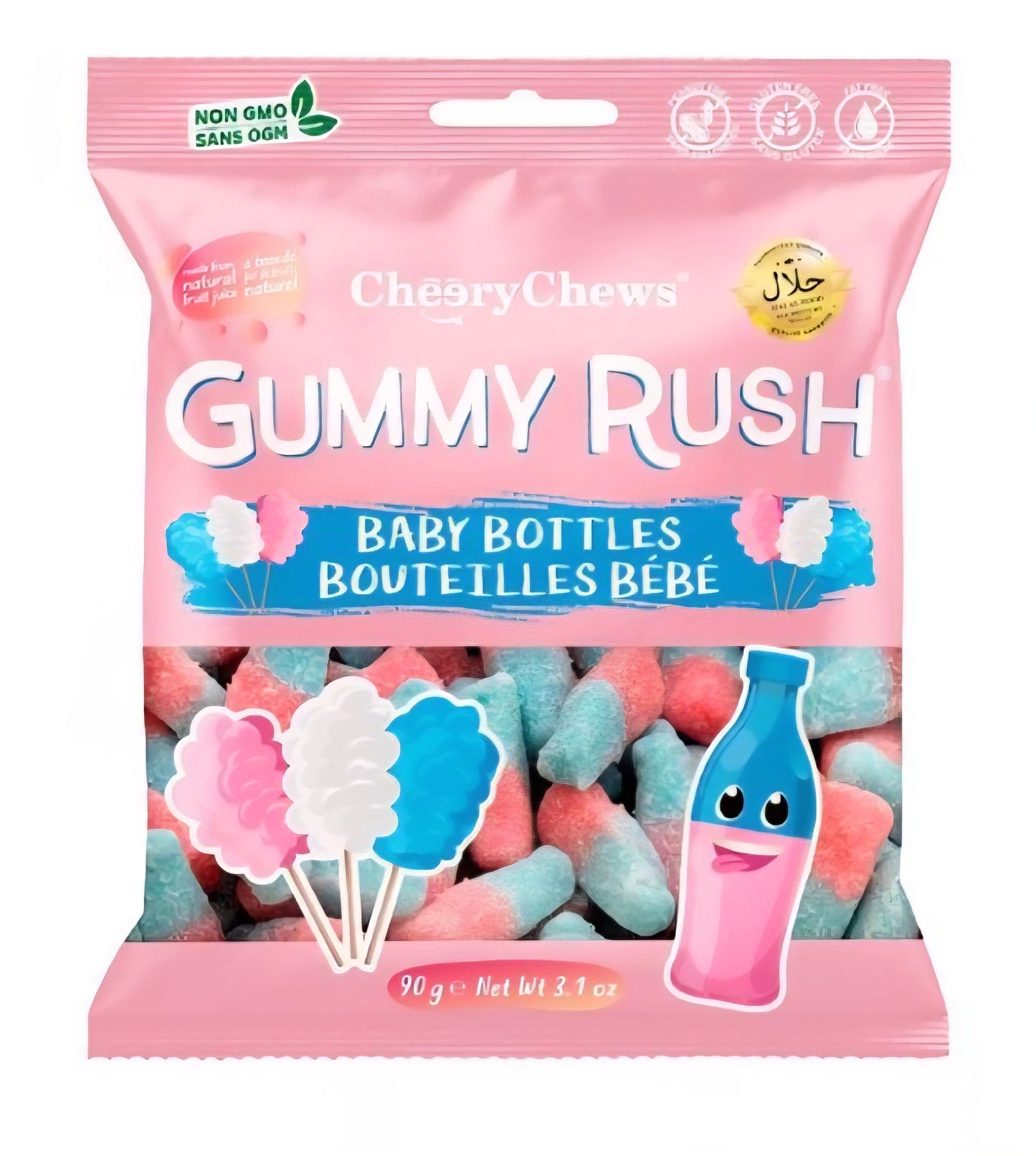 Cheery Chews Gummy Rush Baby Bottles