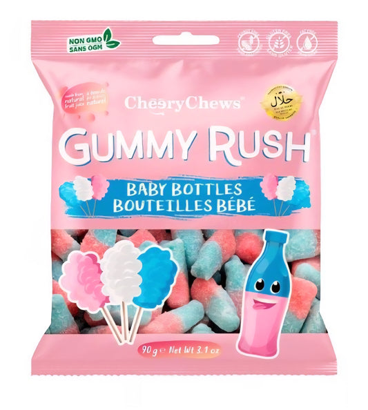 Cheery Chews Gummy Rush Baby Bottles