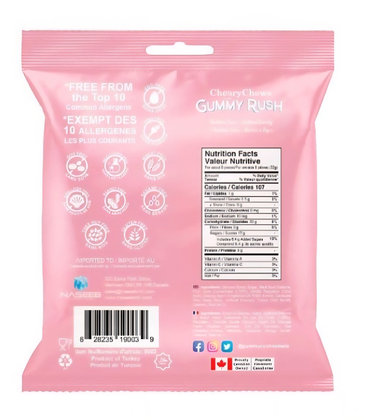 Cheery Chews Gummy Rush Baby Bottles