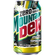 Mountain Dew Zero Sugar Baja Blast Tropical Lime