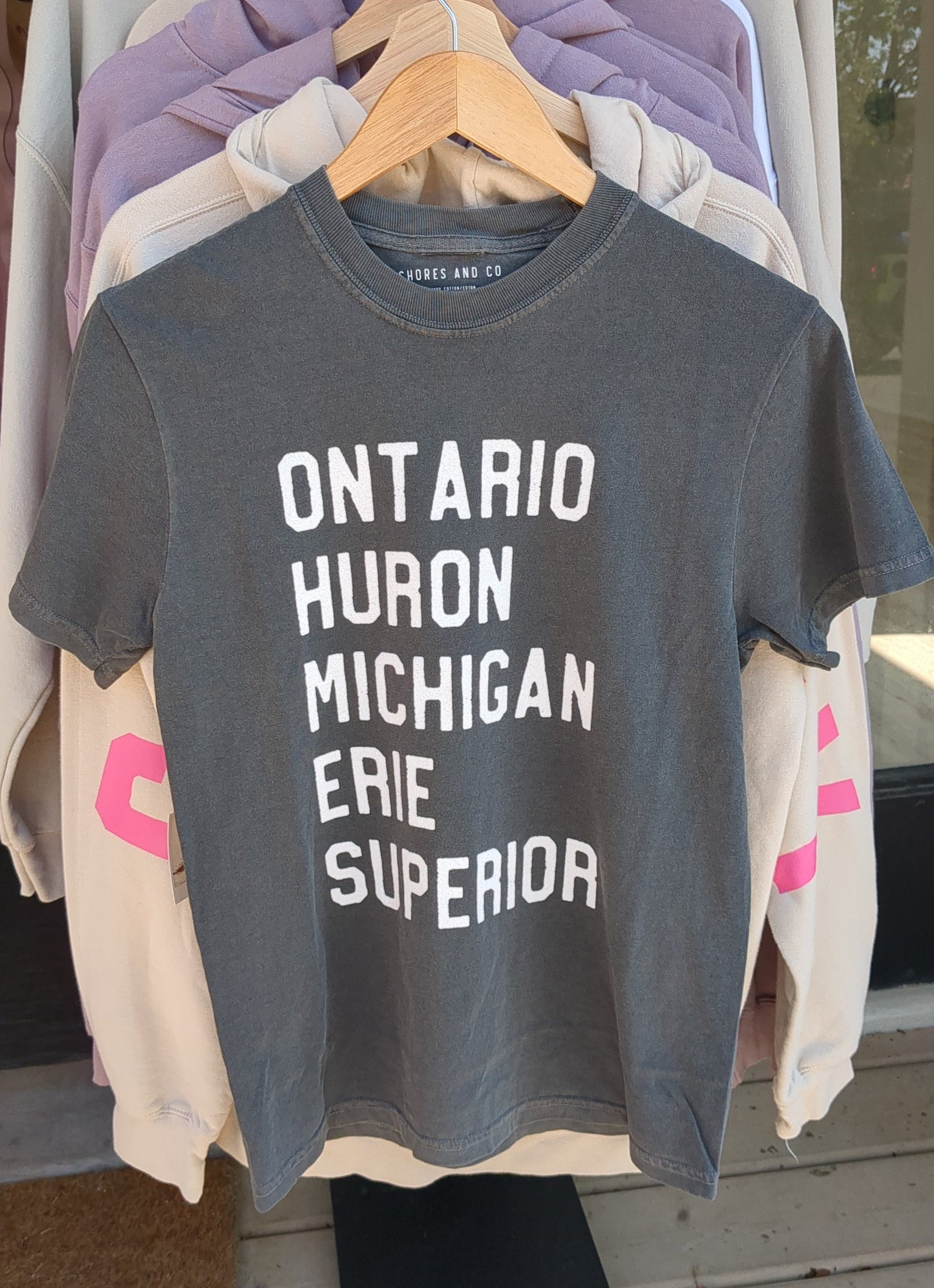 Shores & Co. Grey Great Lakes T-Shirt