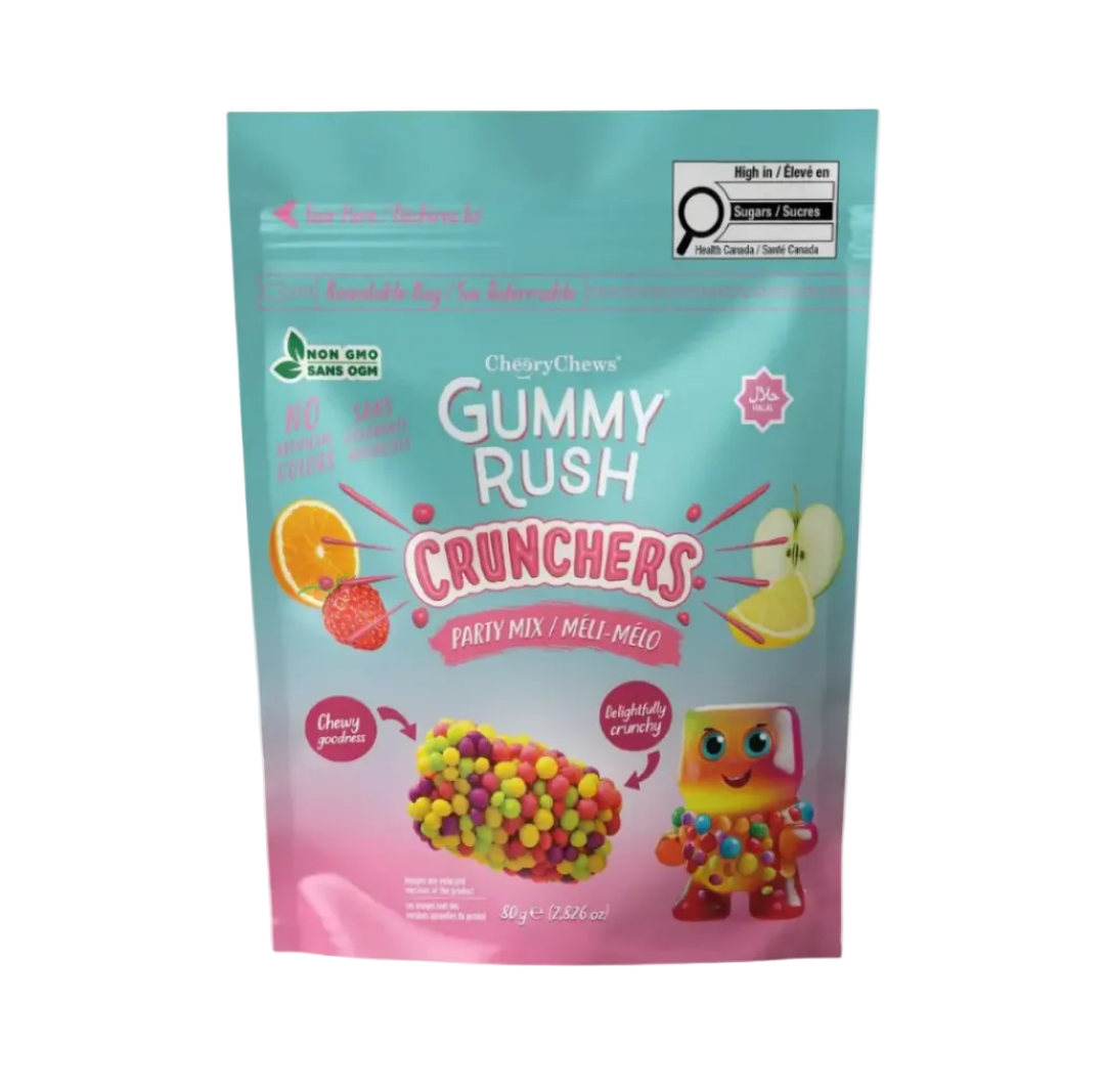 Gummy Rush Crunches Party Mix