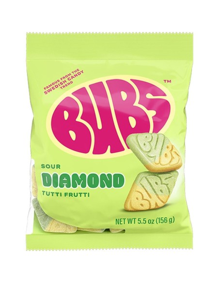 Bubs Sour Diamond Tutti Frutti