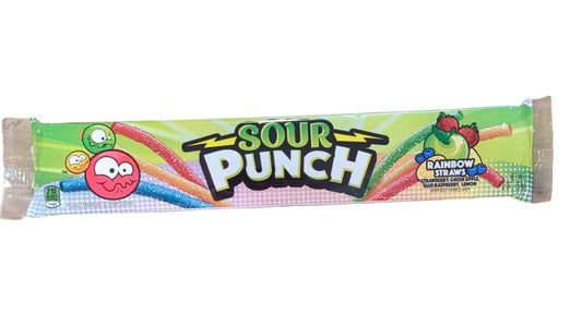 Sour Punch Rainbow Straws