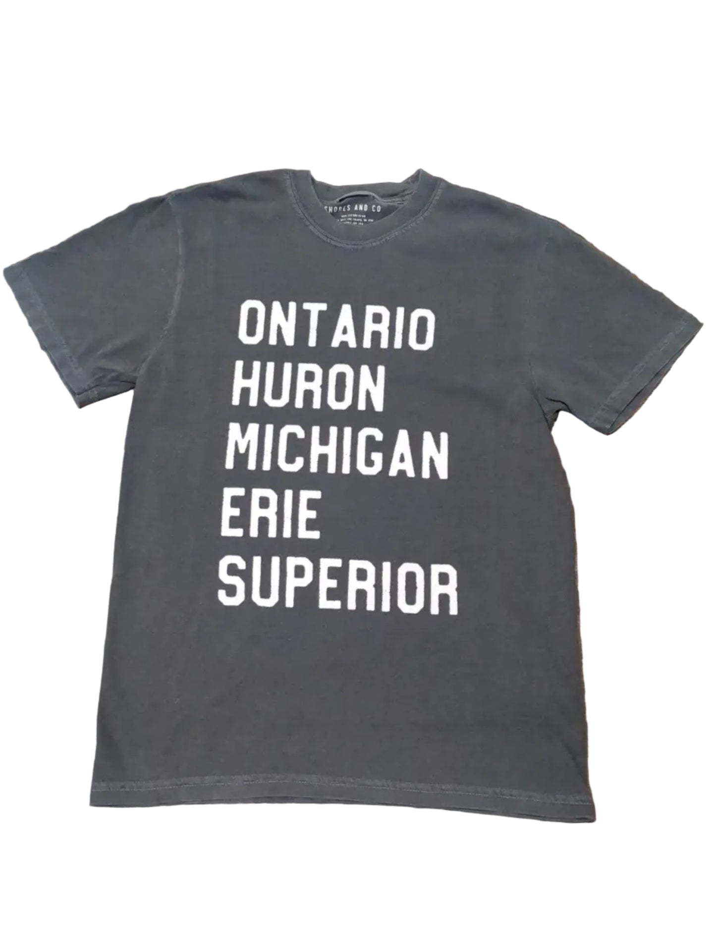 Shores & Co. Grey Great Lakes T-Shirt