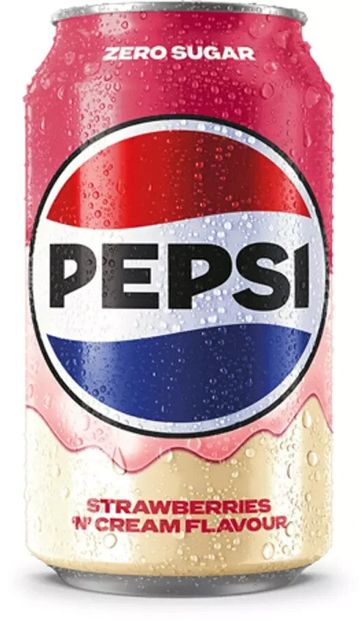 Pepsi Zero Sugar Strawberries & Cream
