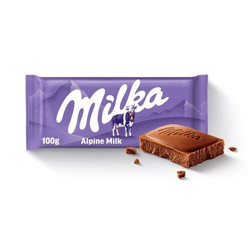 Milka Alpine Milk Chocolate Bars